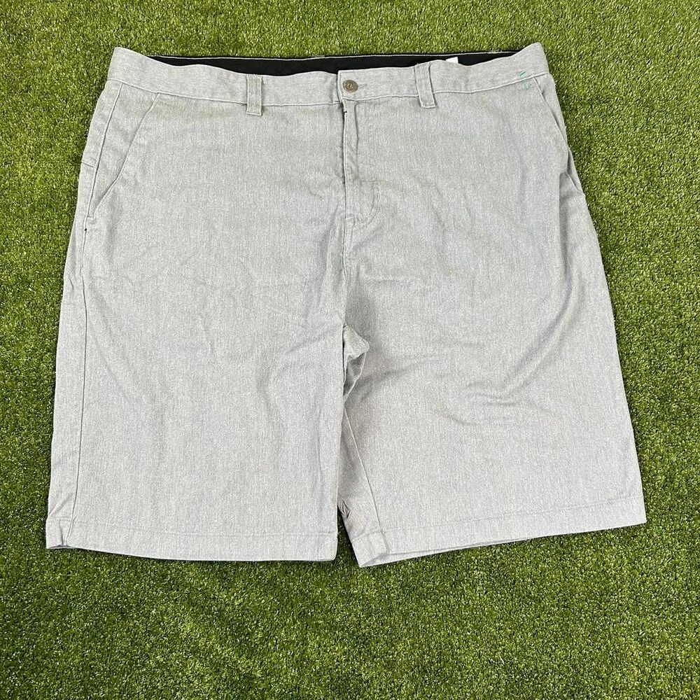 Volcom Men's Grey and Blue Shorts